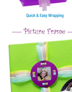 picture frame gift wrapping