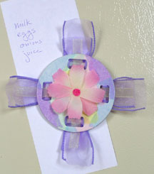 Flowers magnet