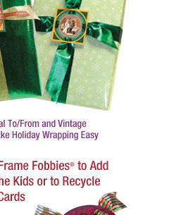holiday gift wrapping with the fobbie