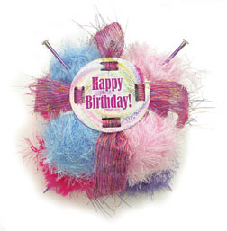 Yarn wrapped fobbie